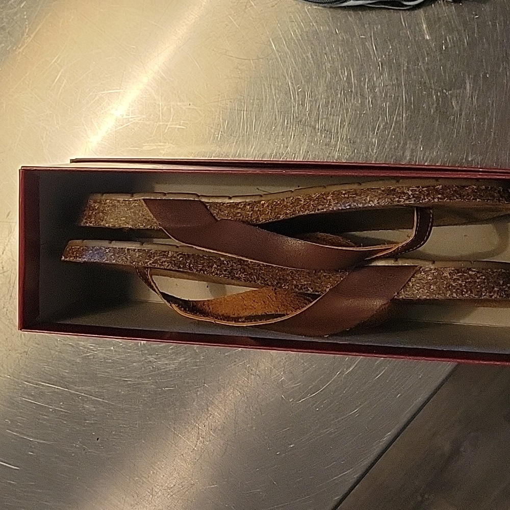 Women's Leatger Esprit sandals - Picture 4 of 4